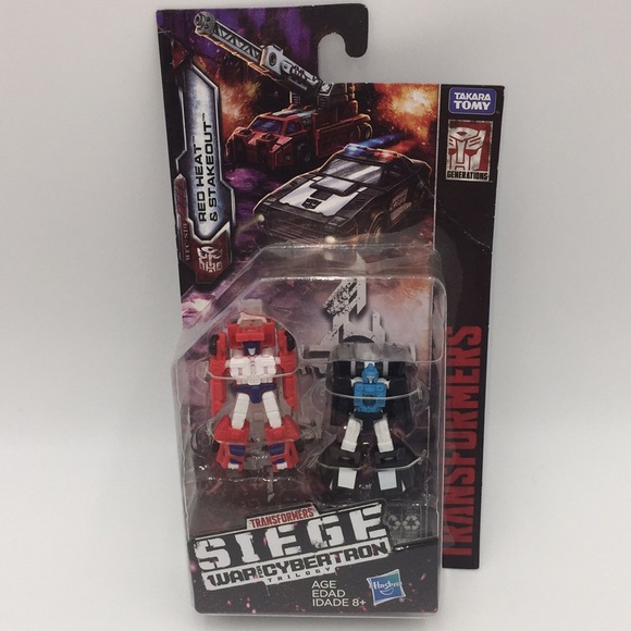 Transformers Siege War For Cybertron Trilogy Red Heat & Stakeout New in Package - Picture 1 of 11